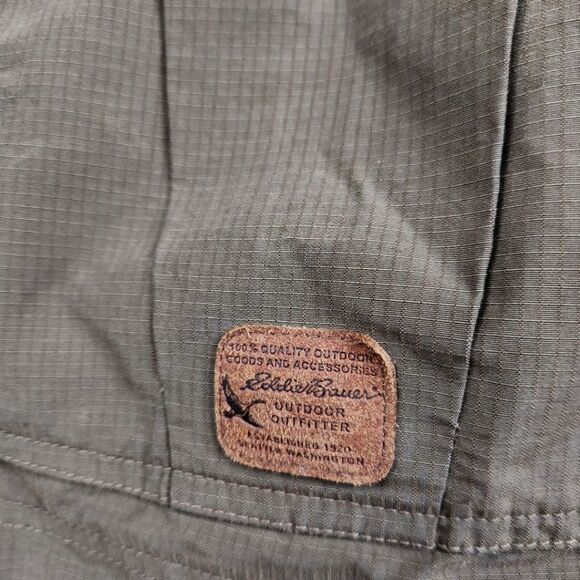 Eddie Bauer Mens Full Zip Mock Neck Multipocket Utility Field Jacket Large - Picture 4 of 11